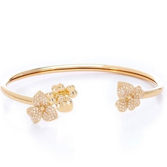 $88 Kate Spade precious pansy flex cuff bracelet - Gift Boxed - Picture 5 of 5
